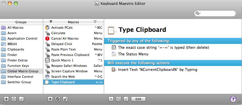 Keyboard Maestro Mac